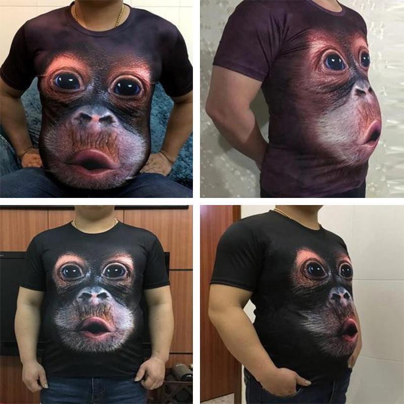 Grappig Gorilla 3D T-shirt