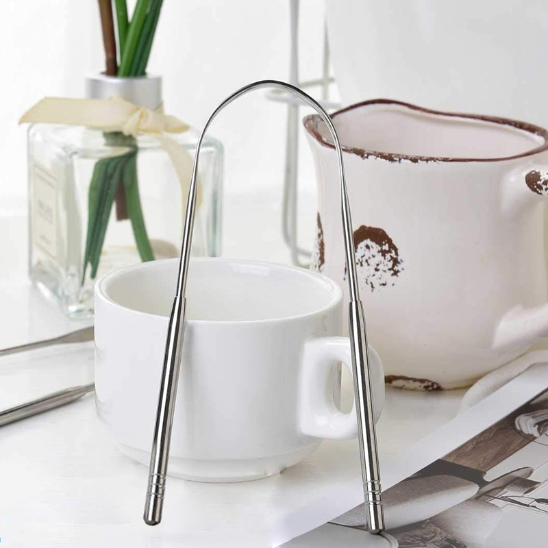 Draagbare tongschraper