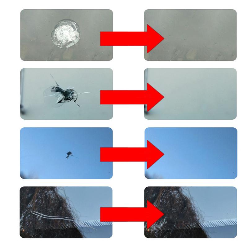 Nano-reparatievloeistof voor autoglas