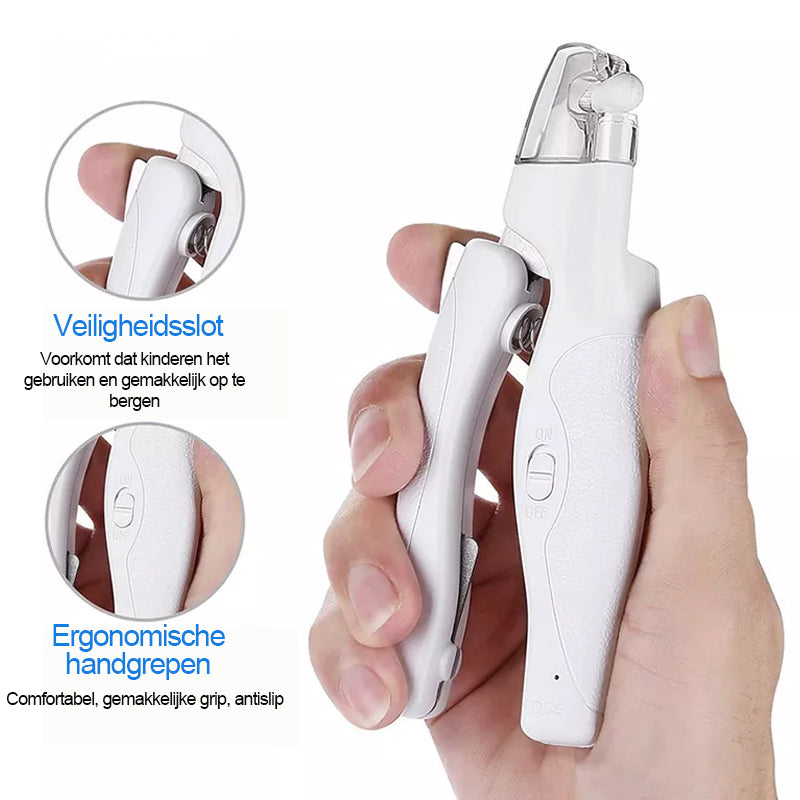 Professionele LED-licht nagelknipper voor huisdieren