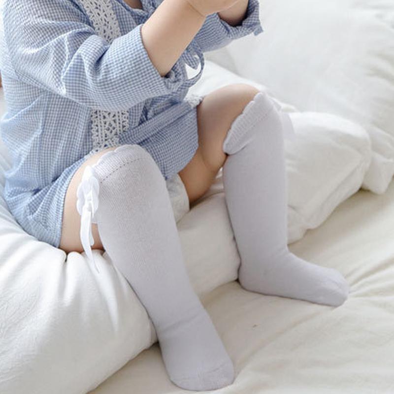 Peuters grote boog knie hoge zachte sokken