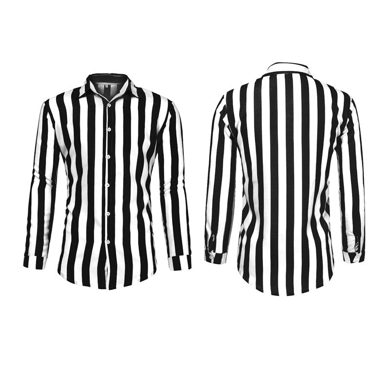 Katoenen linnen overhemden met lange mouwen voor heren