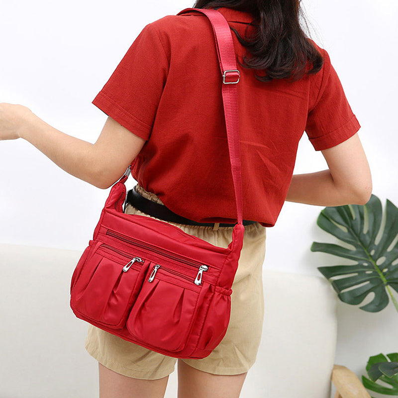 Moedertas van Oxford-stof