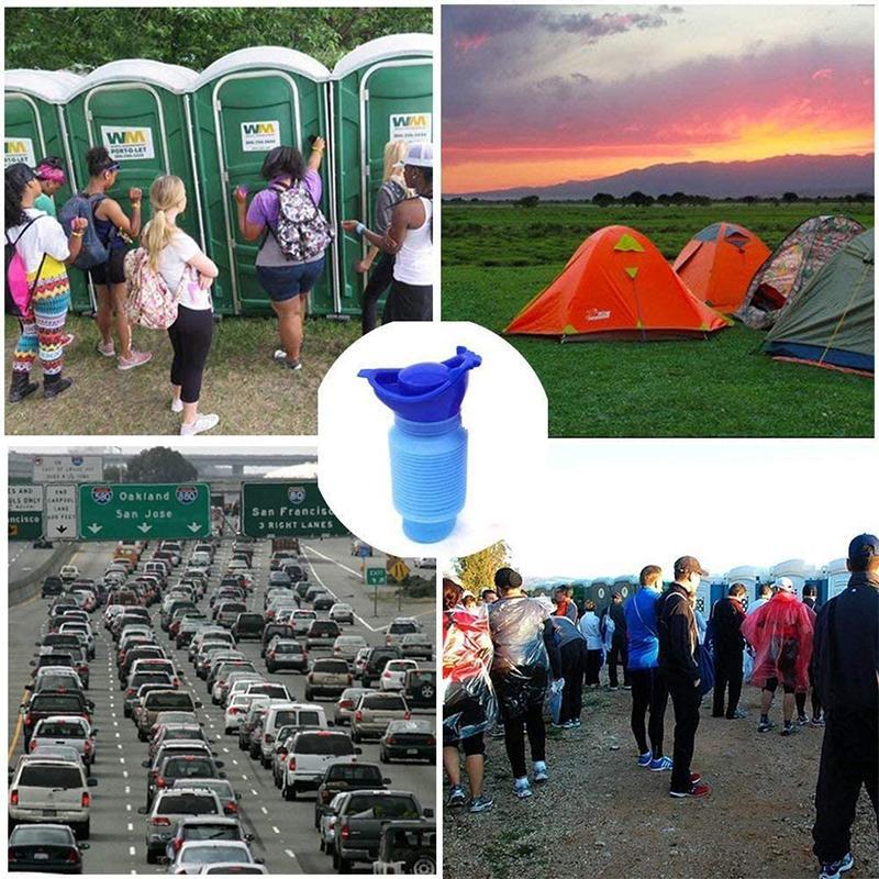 Opvouwbare zakfles - Uw urinoir in de auto