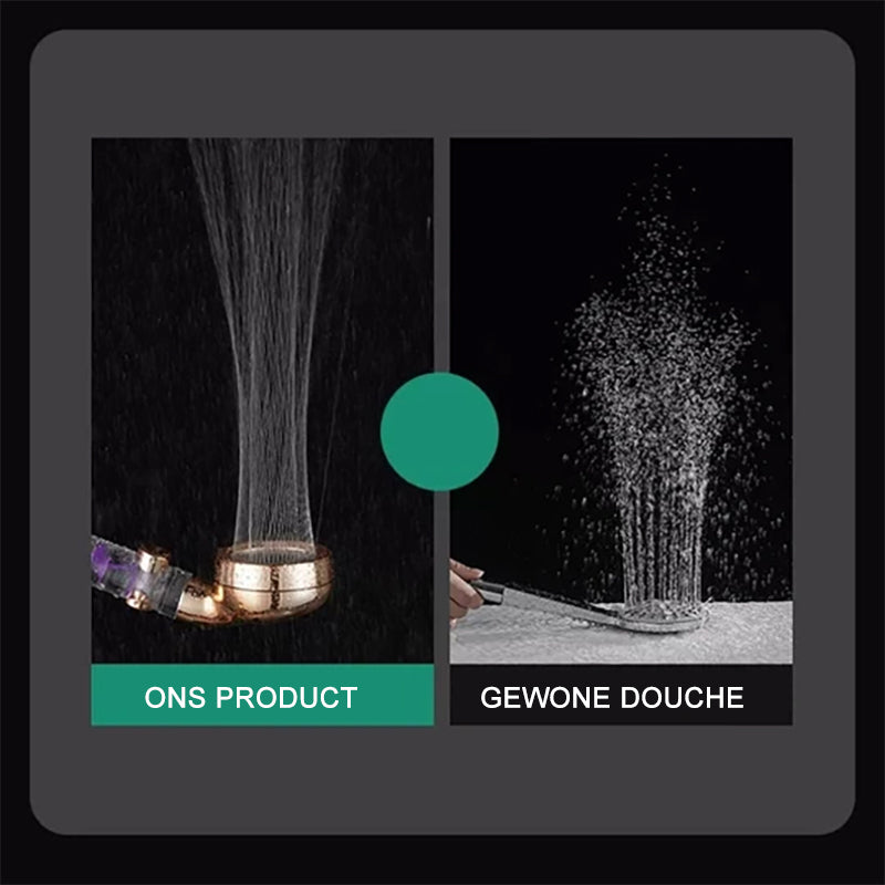 3-Modus Regelbare Hoge Druk Waterbesparende Douchekop