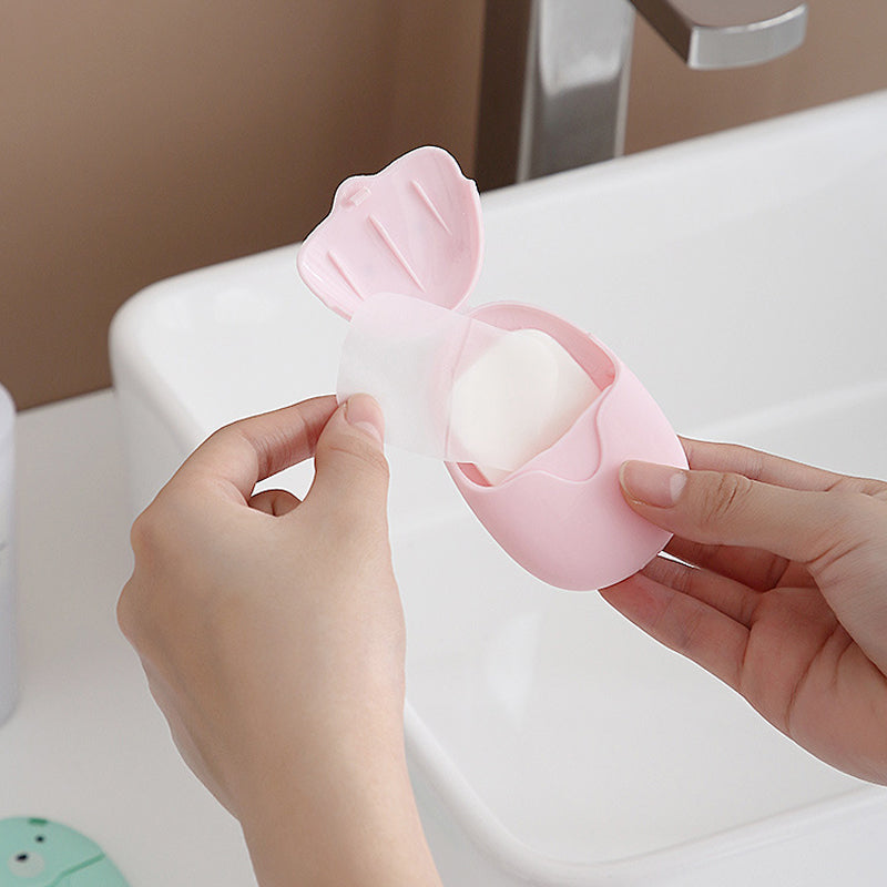 Draagbaar oplosbaar zeeppapier