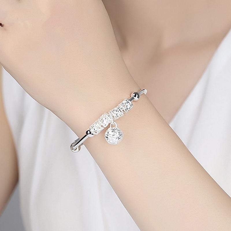 Bloem doorgang kraal Bell armband