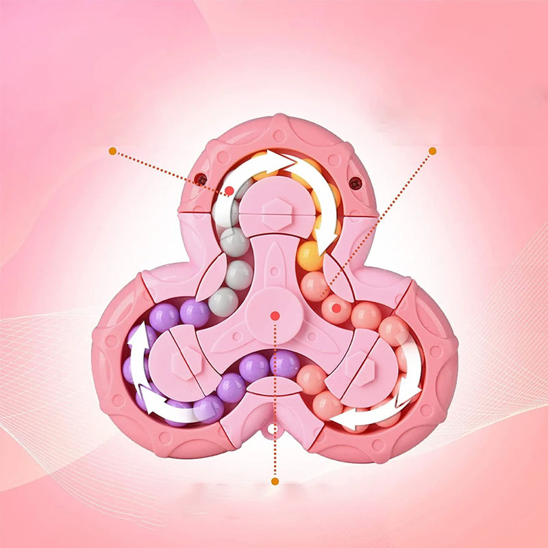 Zeszijdige roterende vingertop Rubik's Cube