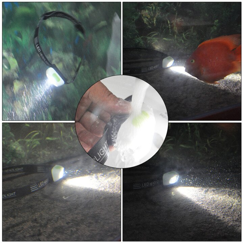 2022 Super Heldere Lichtsensor Mini Led Hoofdlamp