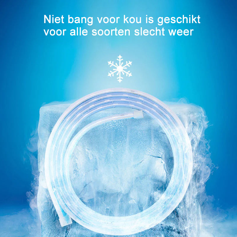 Dynamische LED-strip voor autokap