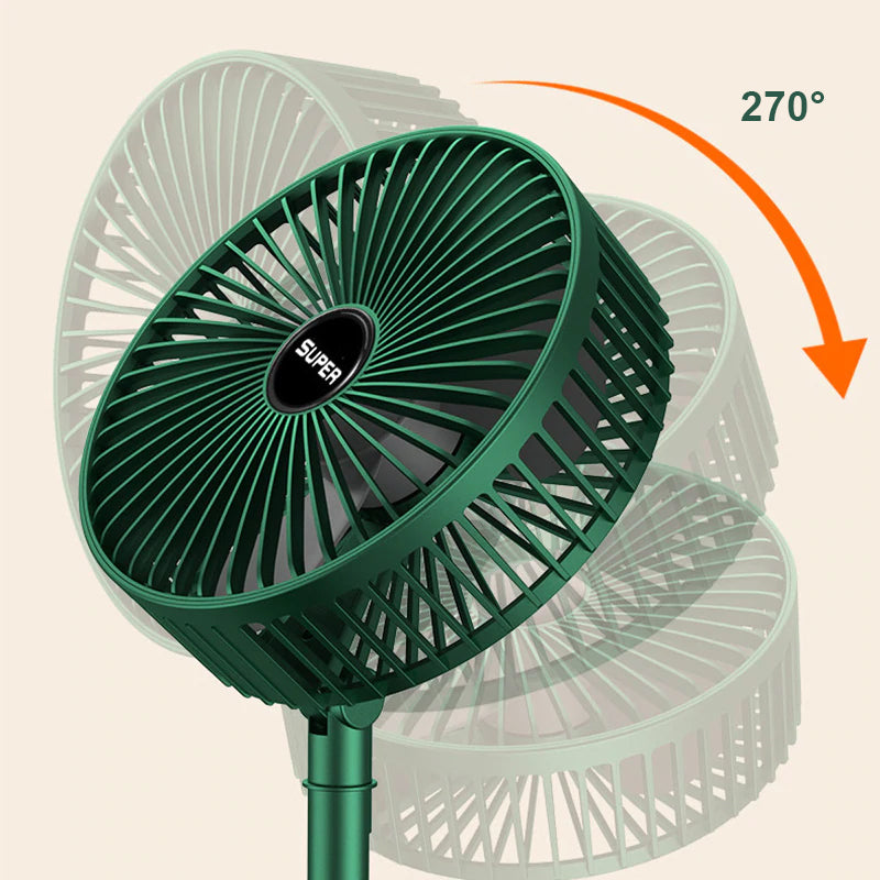 Mini telescopische opvouwbare ventilator