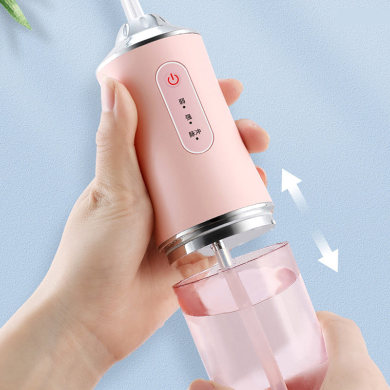 Draagbare tandheelkundige waterflosser