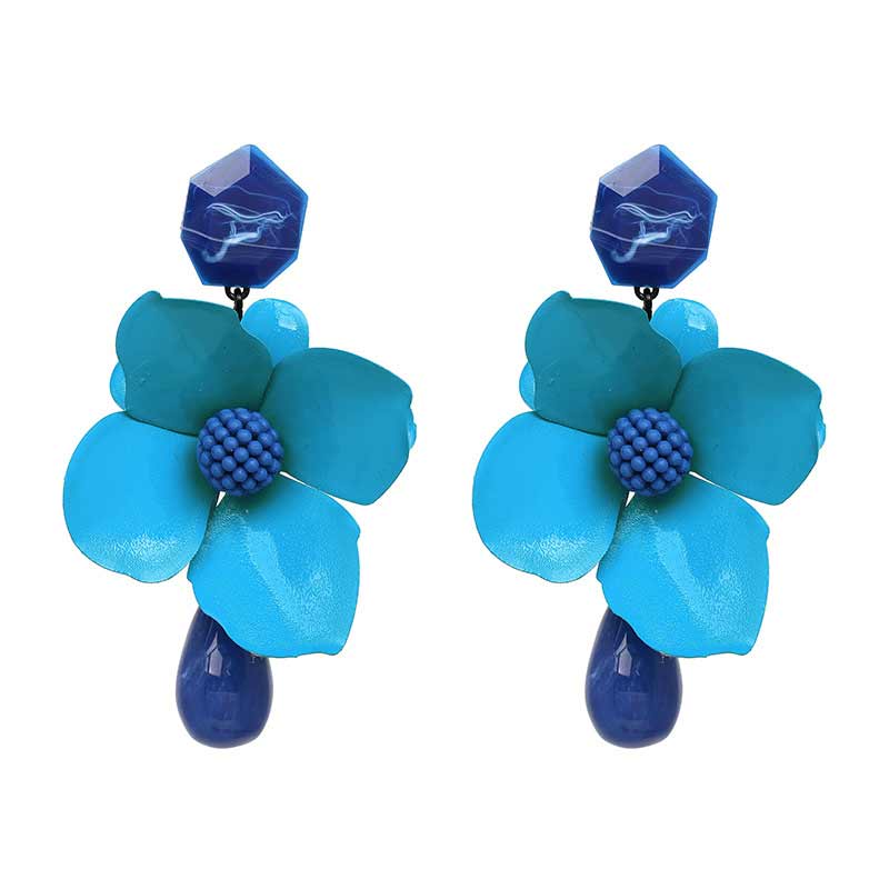 Moderen Bloem Oorbel