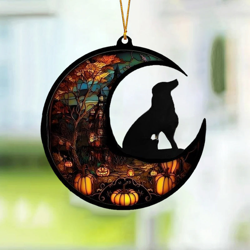 Dier op het maanornament