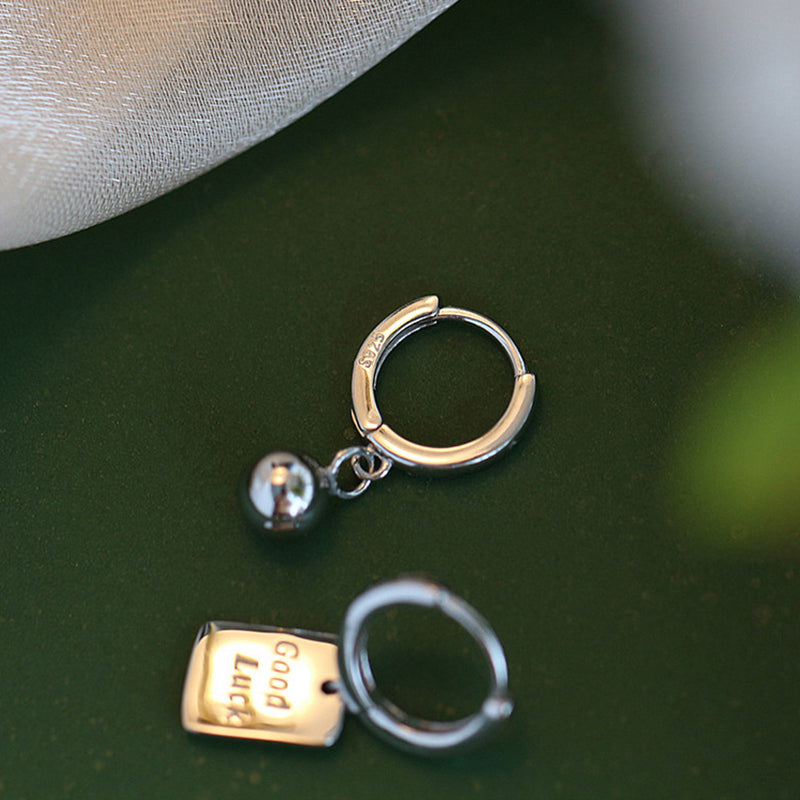 Lucky alfabet oorbellen