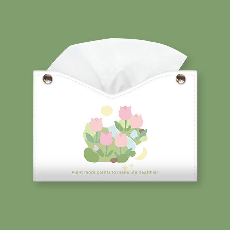 Weefseldoos met olieverf print