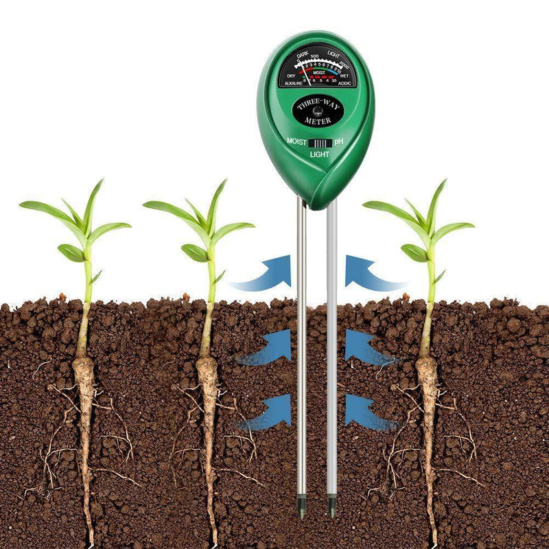 3-in-1 grondtestersets met vocht