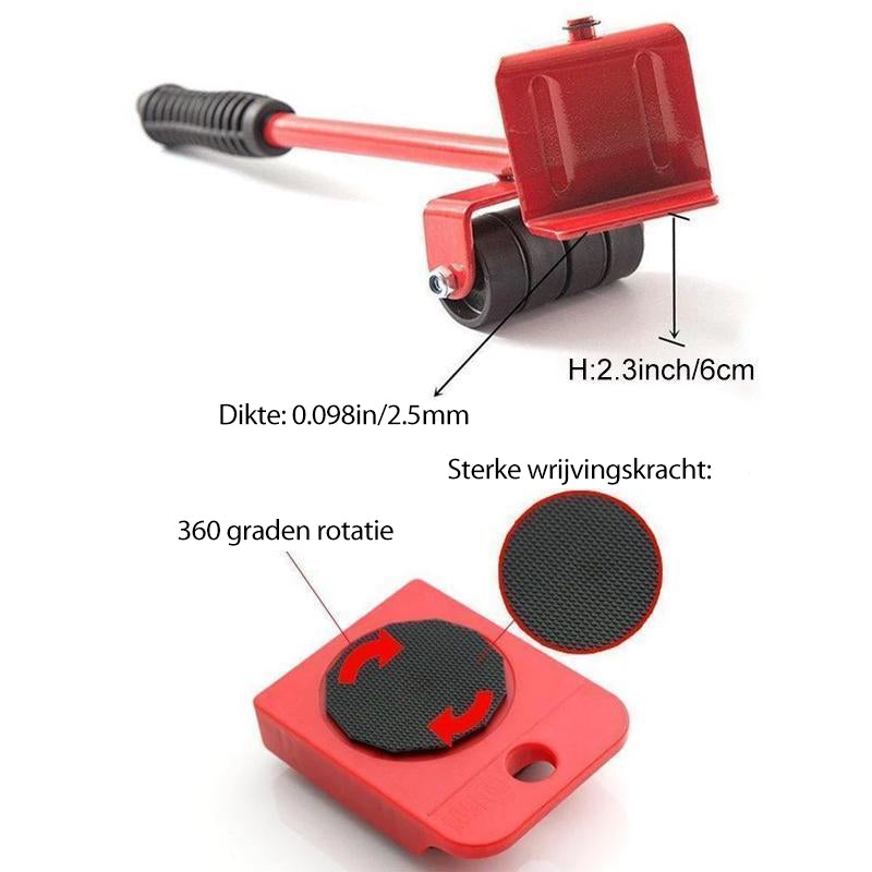 Gereedschapsset voor meubellifters, 4 pakketten Pack