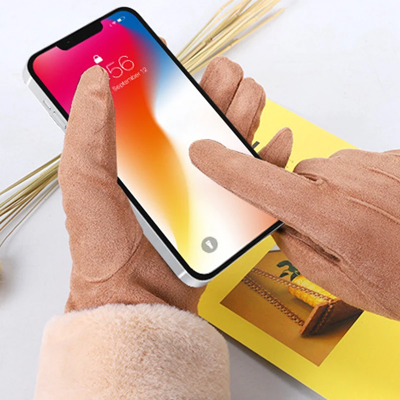 Warme winterhandschoenen met touchscreen voor dames