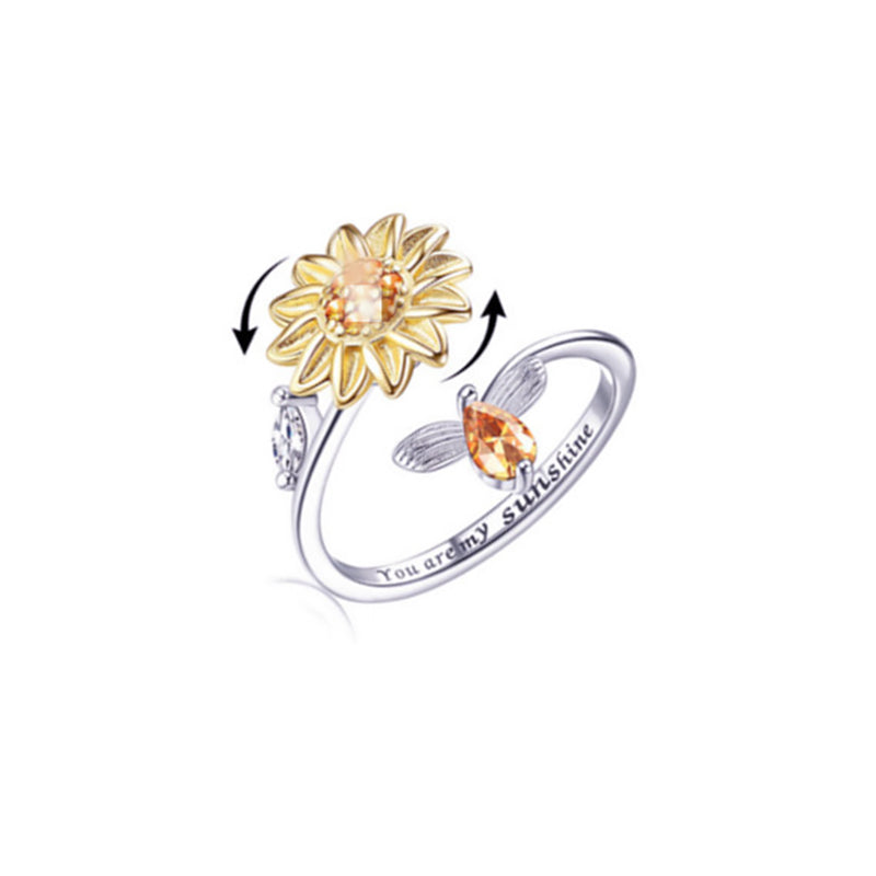 Zonnebloem Spinner Ring