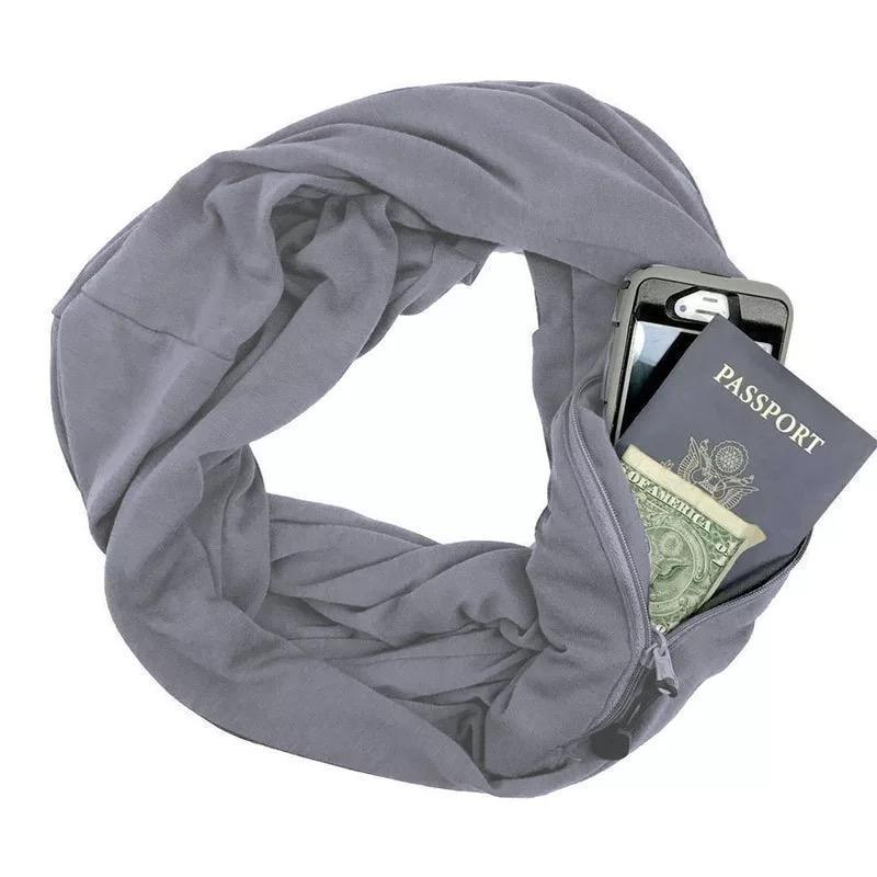 Warme Muffler met verborgen zak voor de winter