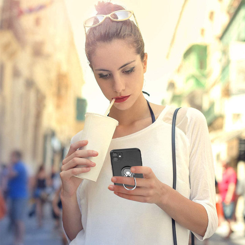 Draagbare multifunctionele ring voor mobiele telefoonhouder