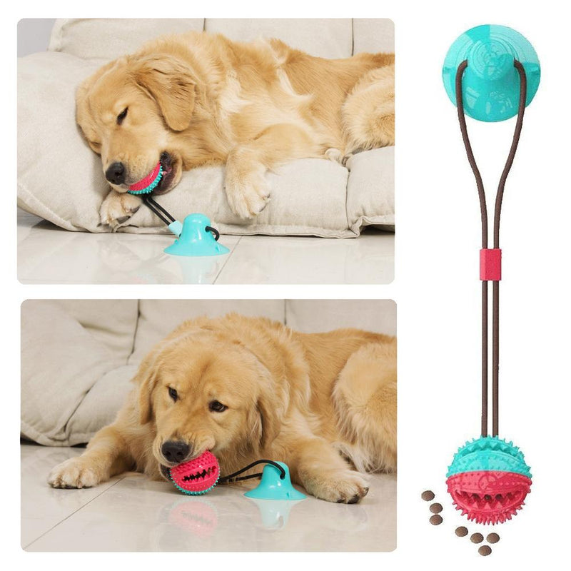 Hondenbijtspeeltje Interactief speelgoedlekkertje met zuignap