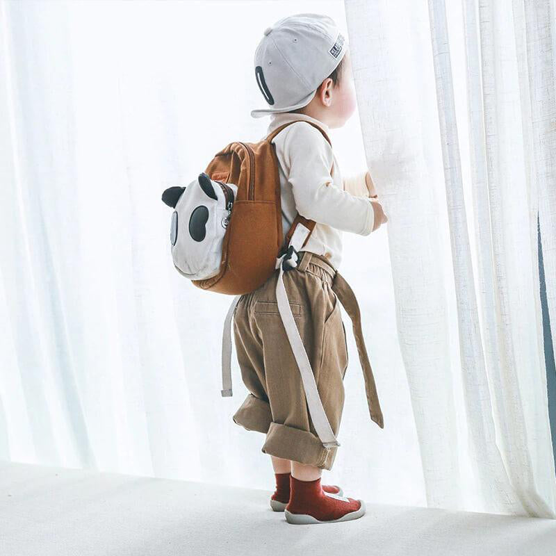 Antislip babyslofjes met dierenpatroon