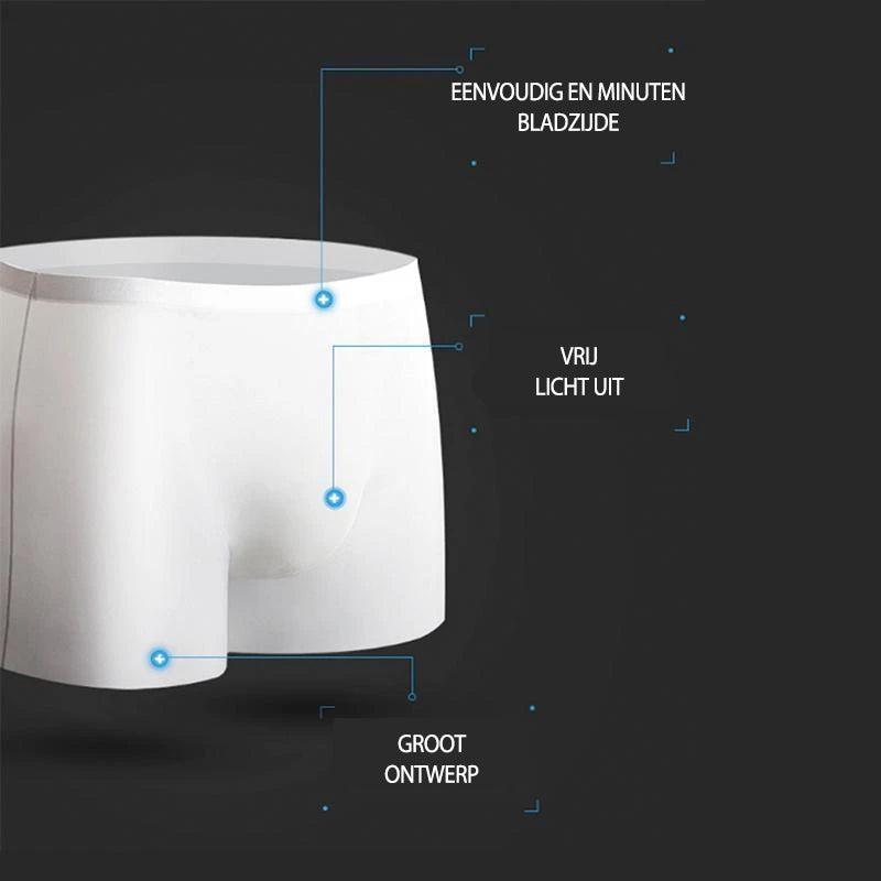 Ademende herenonderbroek van ijszijde