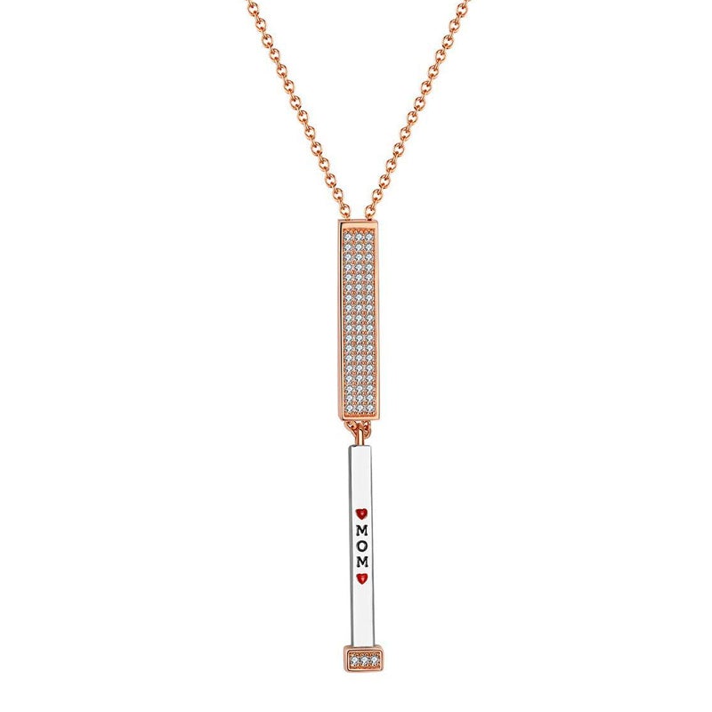 Zirkoon en diamanten ketting