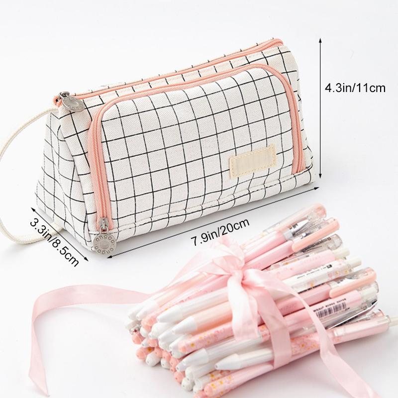 Grote etui van canvas