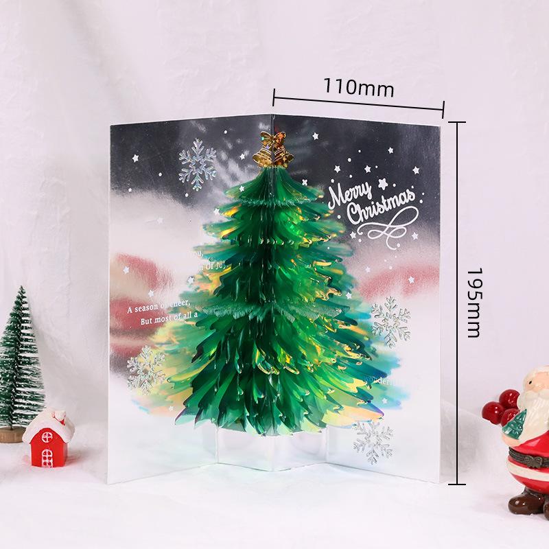 3D handgemaakte kerstkaarten