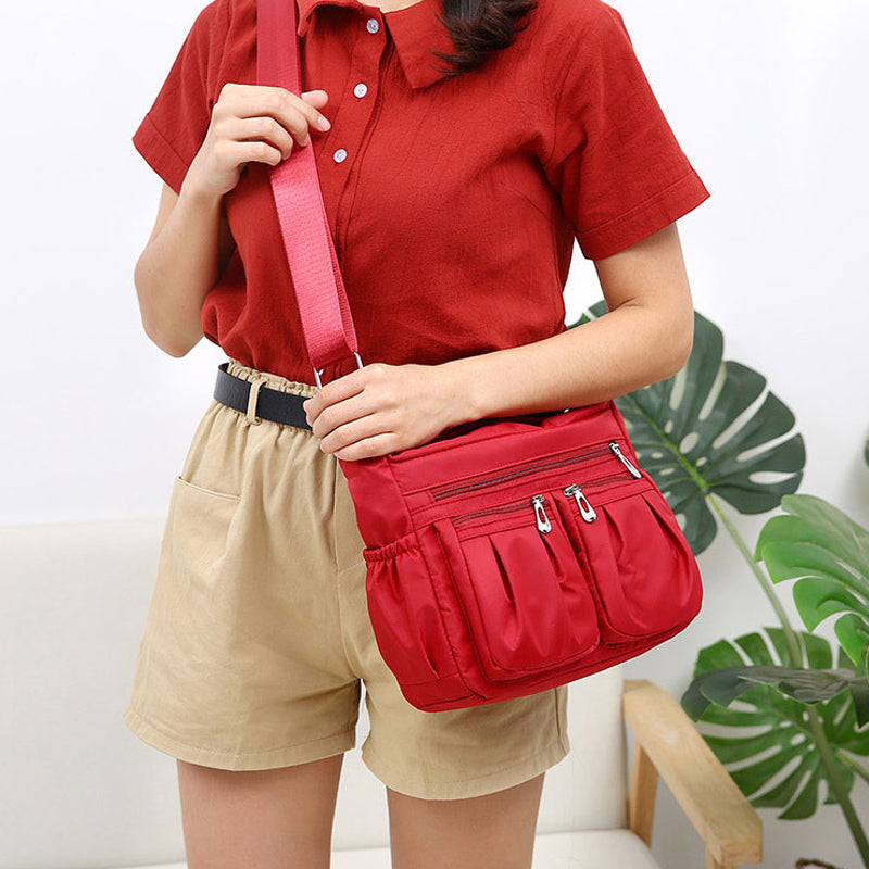 Moedertas van Oxford-stof