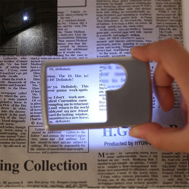 LED-kaarttype vergrootglas voor lezen