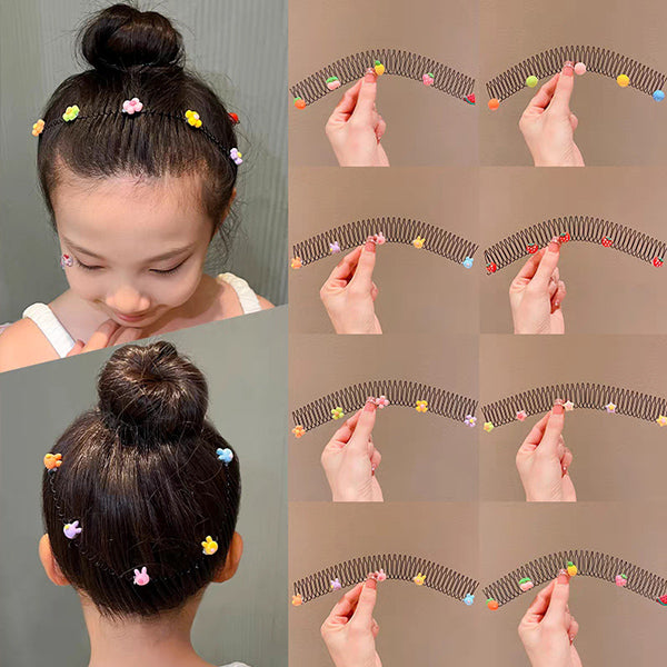 Rekbare onzichtbare haarclips