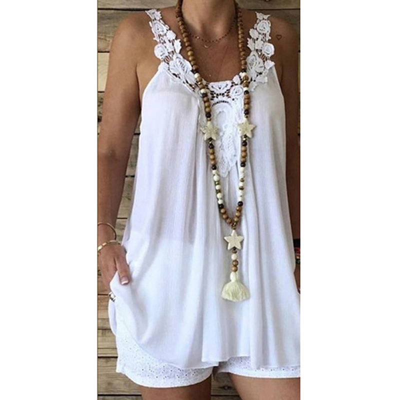 T-shirt met kanten jarretel