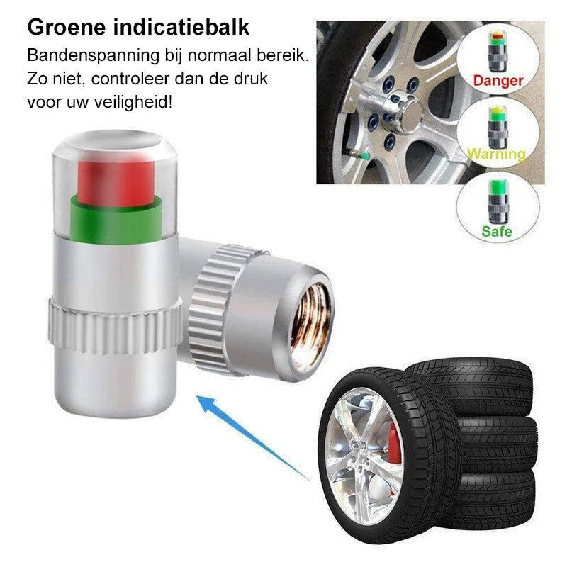 Bandenspanning Indicator Ventieldopjes