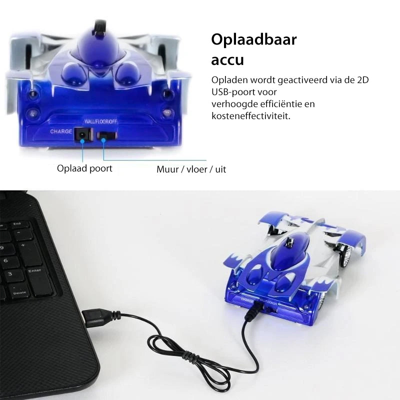 Anti-zwaartekracht muurklimmen