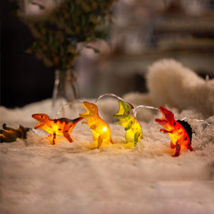LED Emaille Dinosaurus Kinderkamer Decoratieve Lichtsnaar