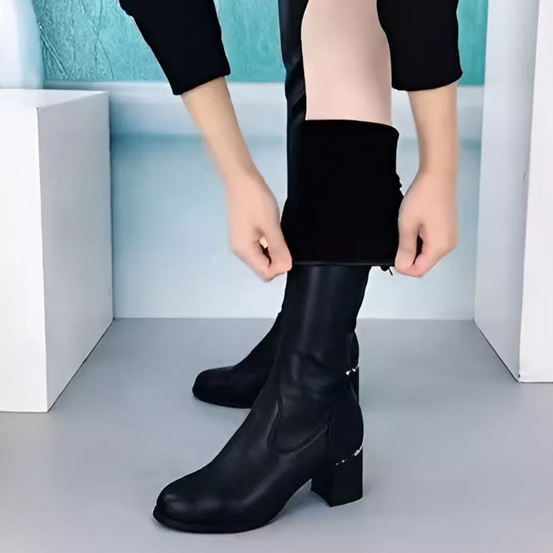 Strik elastische zachte warme comfortabele laarzen