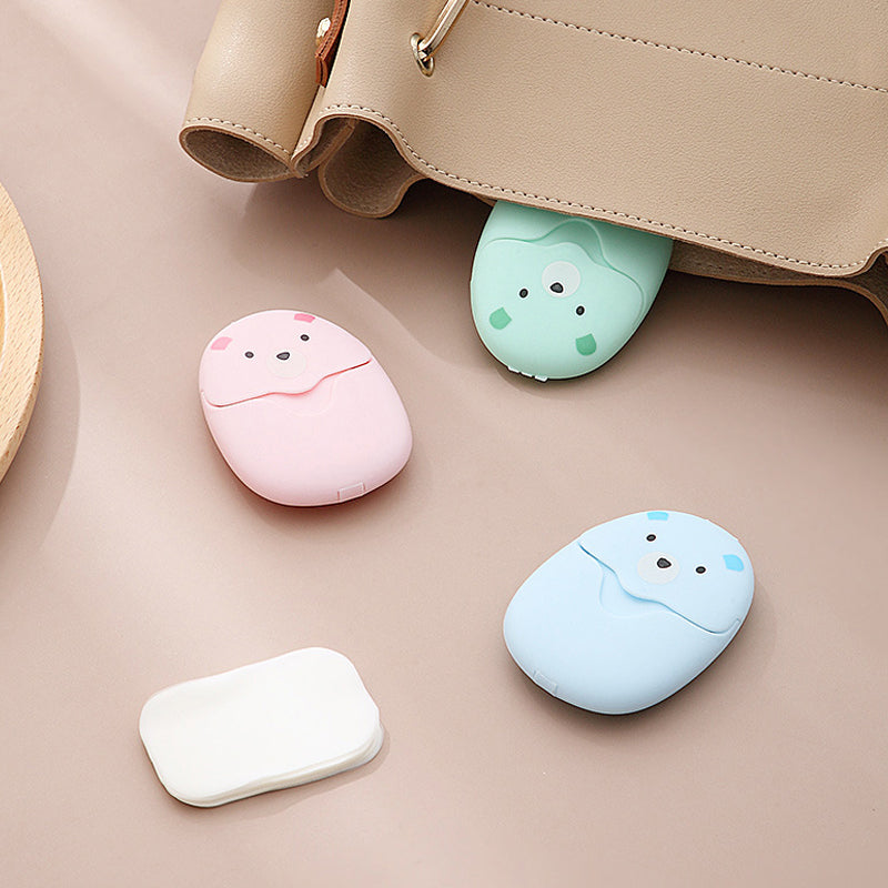 Draagbaar oplosbaar zeeppapier