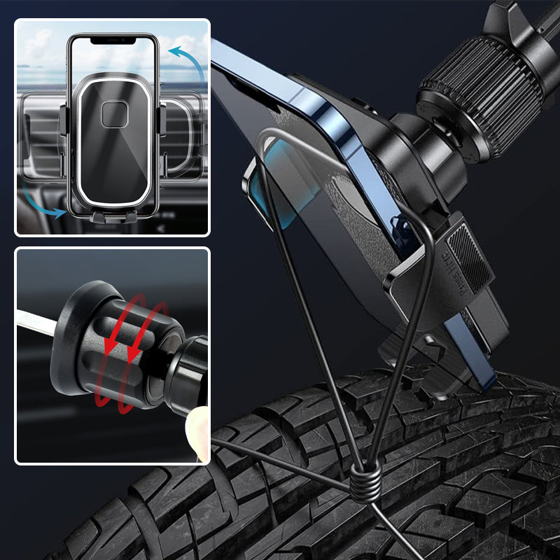 Ventilatie opening telefoon houder