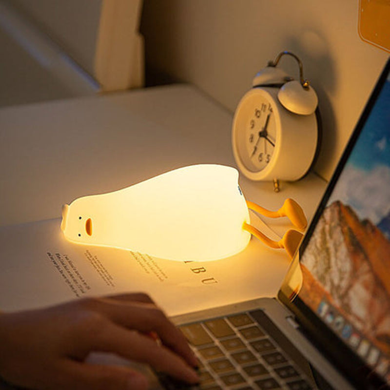 Lying duck night light