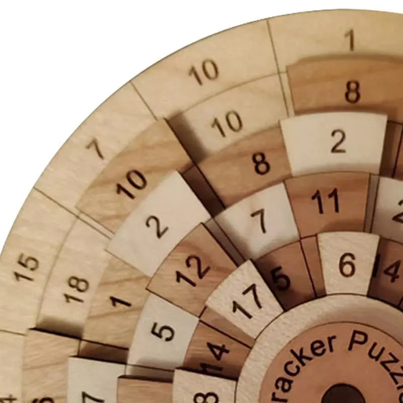 Safecracker 50 Wood Puzzle - Moeilijke wiskundige hersenkraker voor volwassenen