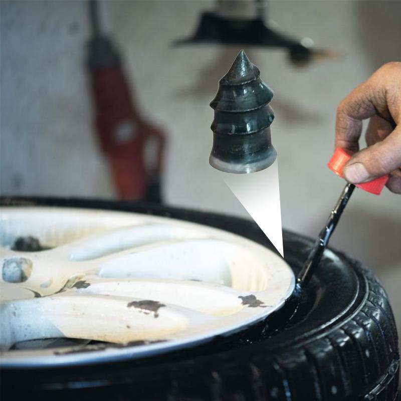 Rubberen spijker voor bandenreparatie