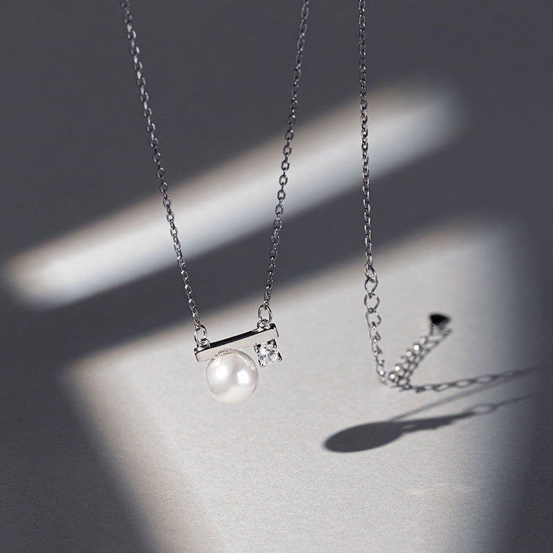 Vintage Stijlvolle Parel Balance Ketting