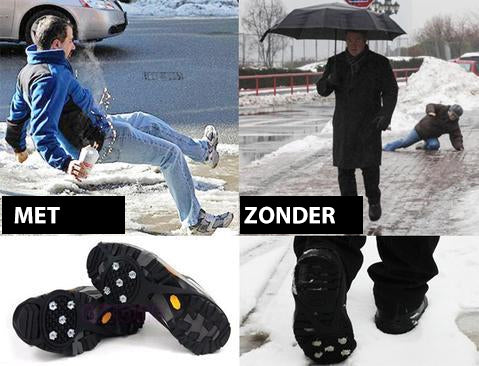 Tractie-schoenplaatjes Ice Snow Grips Antislip siliconen