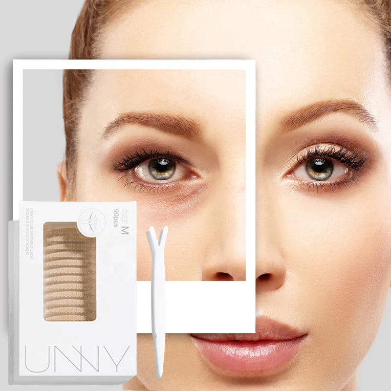 Set onzichtbare ooglidstrips