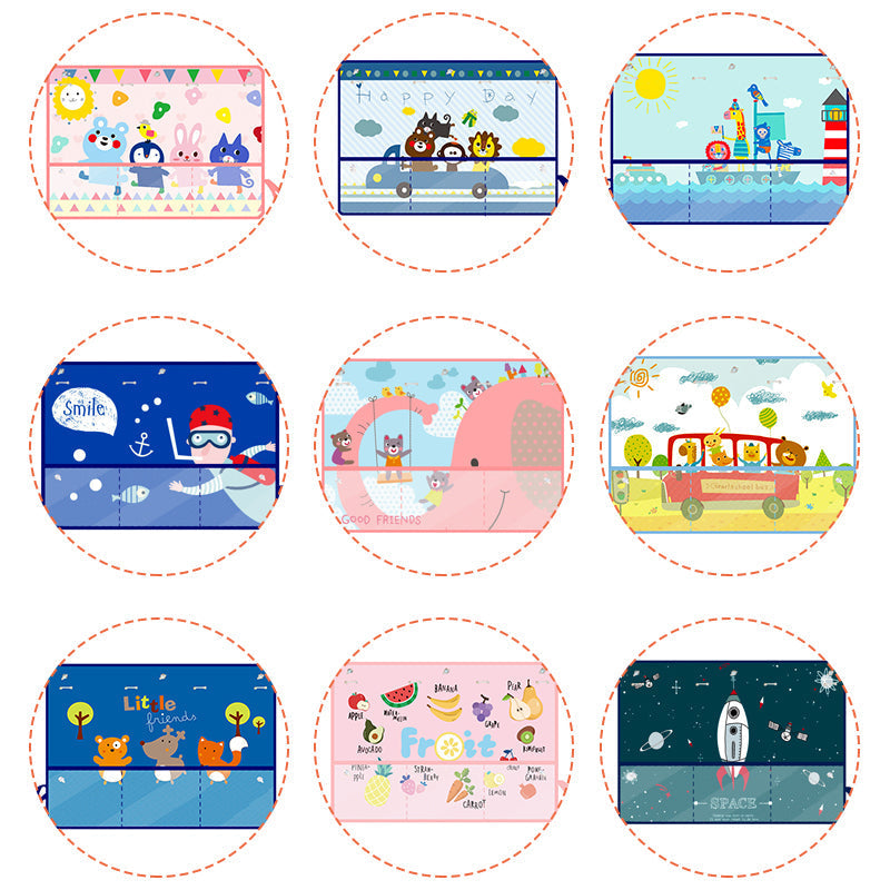 Cartoon autoraam gordijn