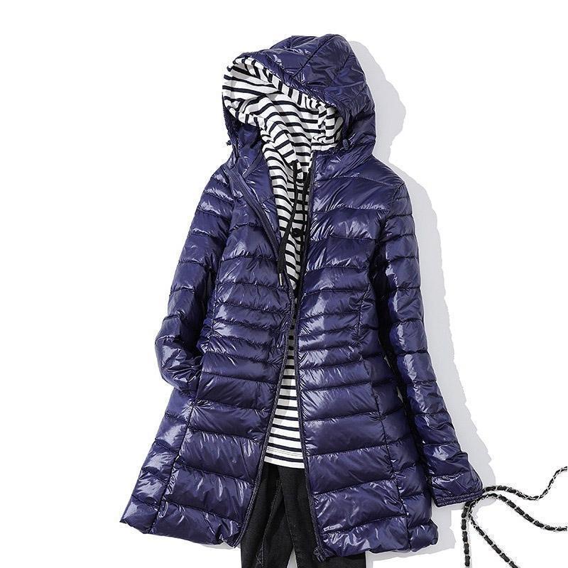 Lichtgewicht Mid-Length Jacket voor Vrouwen